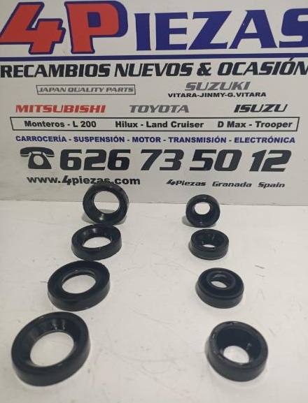 MITSUBISHI  MONTERO /PAJERO   3.2 DID  V80/90   4M41C    2007 – 2020 *** RETENES  INYECTORES TAPA BALANCINES  SUPERIORES Y LATERALES