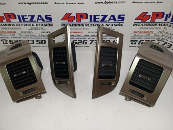 MITSUBISHI  MONTERO  3.2 DID V80/90   2007-2020 **** REJILLAS VENTILACION PLATA METAL