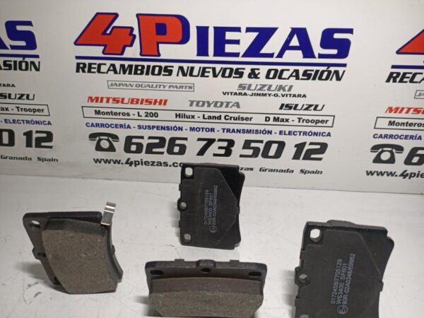 MITSUBISHI  MONTERO SPORT 2.5 TDI  1998 – 2006  **** PASTILLAS FRENO  TRASERAS